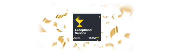 Exceptional Service Award-confetti